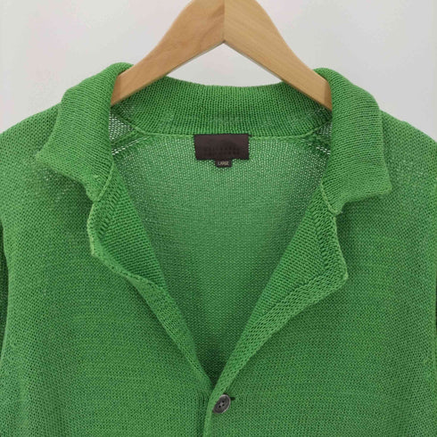 ユニバーサルランゲージ UNIVERSAL LANGUAGE コットン ニットメッシュ カーディガン 薄手 メンズ JPN:L