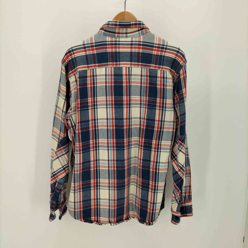 アルカルザ ALCARZA HEAVY FLANNEL コットンチェックヘビネルシャツ メンズ import:XL