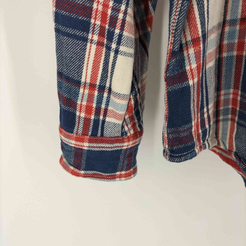 アルカルザ ALCARZA HEAVY FLANNEL コットンチェックヘビネルシャツ メンズ import:XL