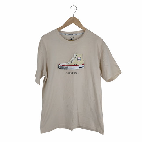 コンバース CONVERSE ラバーレゴスニーカープリントカットソー レディース JPN:XL