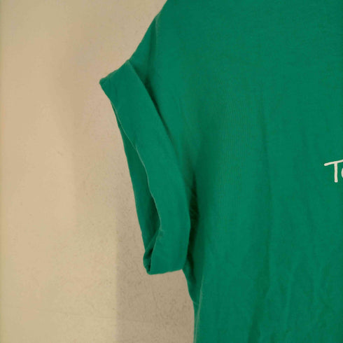 トゥービーバイアニエスベー To b. by agnes b. ロゴプリント ロールアップ ノースリーブTシャツ レディース EUR:38