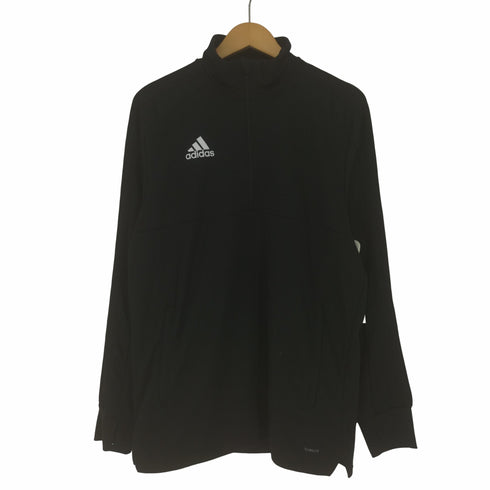 アディダス adidas パフォーマンス ロゴ プリント 3ストライプ ハーフジップ トラックジャケット メンズ O