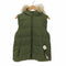 ギャップ Gap PRIMRALOFT フェイクファー ジップアップ 中綿 ベスト メンズ import:XS