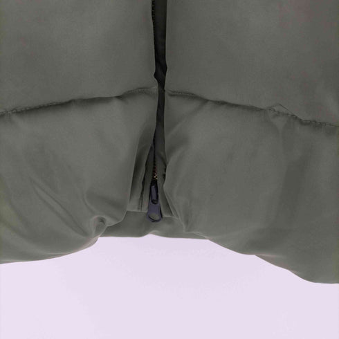 ギャップ Gap PRIMRALOFT フェイクファー ジップアップ 中綿 ベスト メンズ import:XS