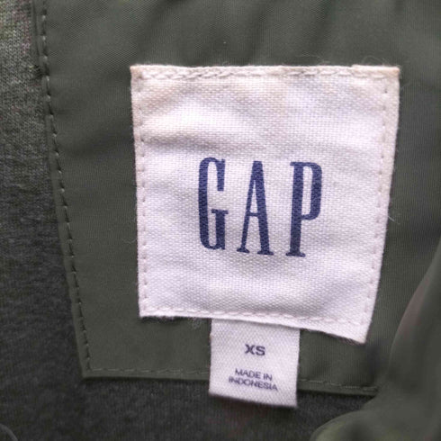 ギャップ Gap PRIMRALOFT フェイクファー ジップアップ 中綿 ベスト メンズ import:XS