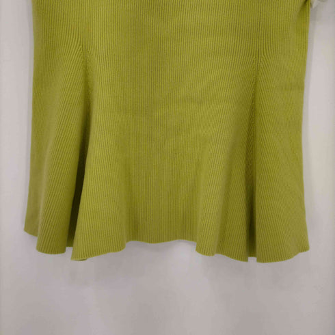 ナチュラルビューティーベーシック NATURAL BEAUTY BASIC 23SS ペプラムフォルムニット レディース FR