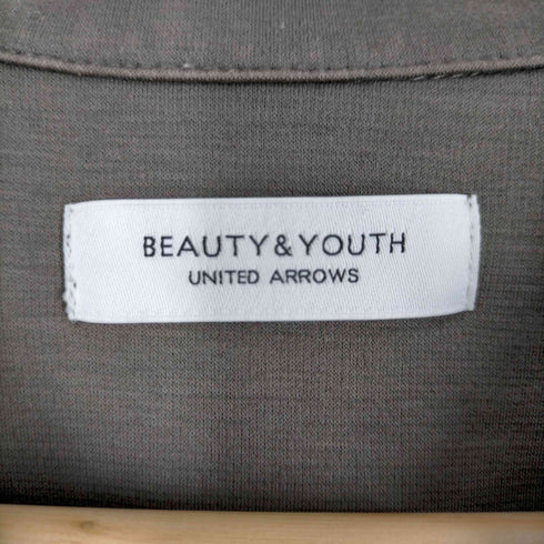 ビューティーアンドユースユナイテッドアローズ BEAUTY & YOUTH UNITED ARROWS ハイゲージ ポンチ オープンカラー ポロシャツ メンズ JPN:M