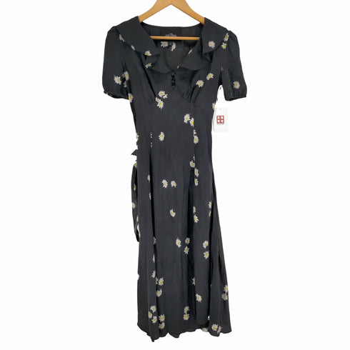 マークジェイコブス MARC JACOBS THE LOVE DRESS シルク100 フリルデザイン 花柄ワンピース レディース 00