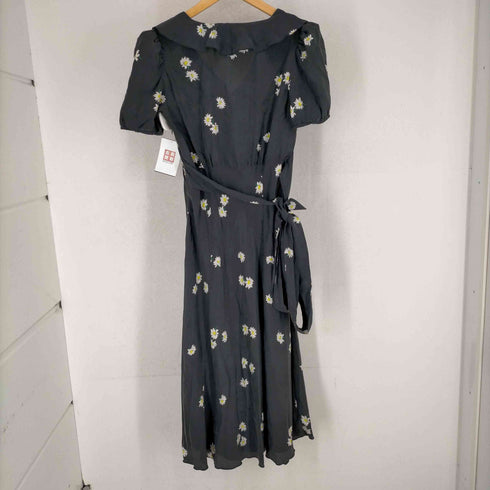マークジェイコブス MARC JACOBS THE LOVE DRESS シルク100 フリルデザイン 花柄ワンピース レディース 00