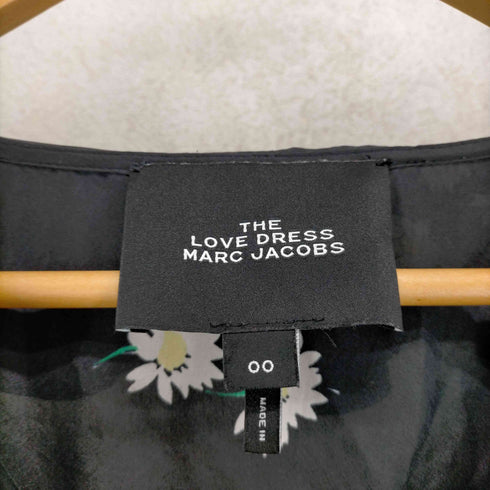 マークジェイコブス MARC JACOBS THE LOVE DRESS シルク100 フリルデザイン 花柄ワンピース レディース 00