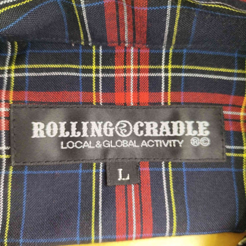 ローリングクレイドル Rolling Cradle ドッキングチェック L/S シャツ メンズ import:L