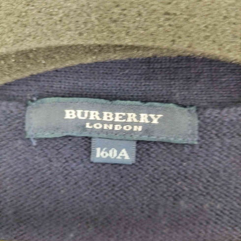バーバリーロンドン BURBERRY LONDON ロゴ刺繍 ウールカーディガン レディース 160A