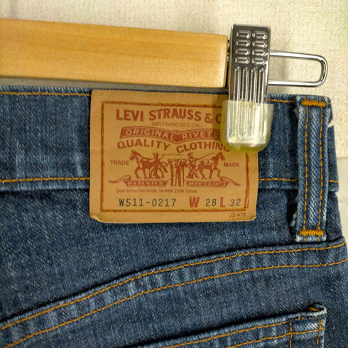 リーバイス Levis 95年製 511-0217 ジッパーフライ デニムパンツ レディース 28