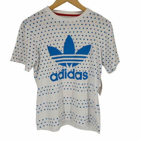 アディダス adidas 総柄ロゴ S/S Tシャツ レディース JPN:XS