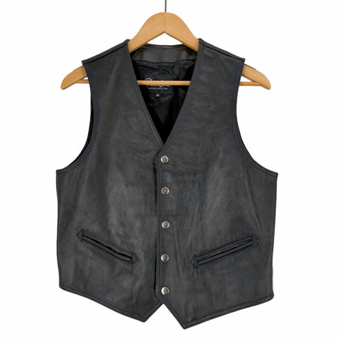 レインボー RAINBOW LEATHER COLLECTION カウレザーベスト メンズ JPN:M