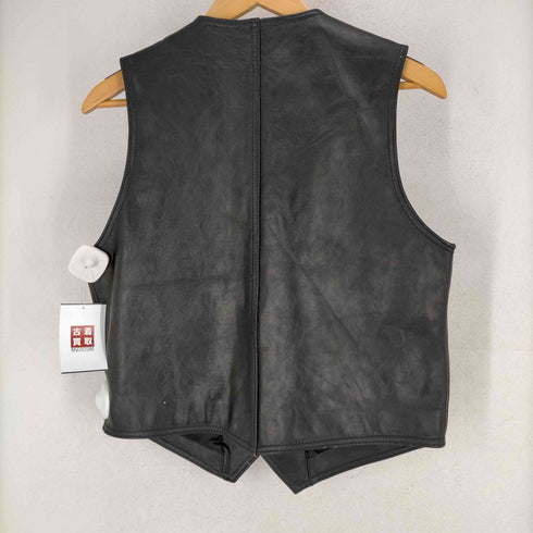 レインボー RAINBOW LEATHER COLLECTION カウレザーベスト メンズ JPN:M