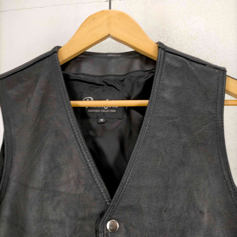 レインボー RAINBOW LEATHER COLLECTION カウレザーベスト メンズ JPN:M