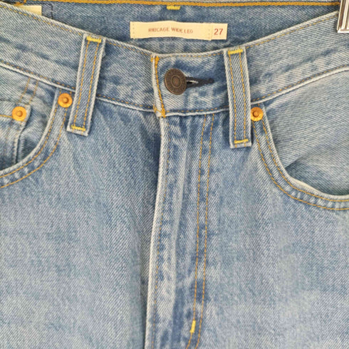 リーバイス Levis RIBCAGE WIDE LEG SLY SIG LIGHT INDIGO メンズ 27/31