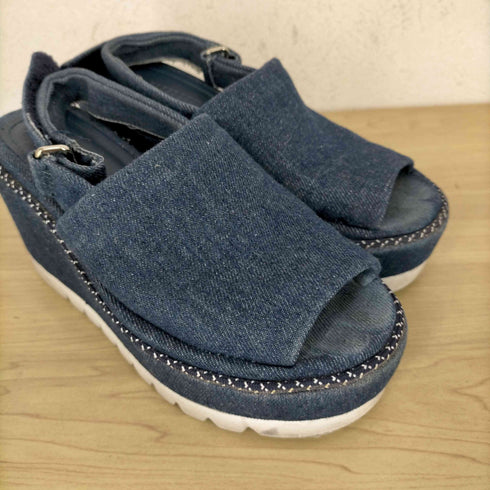 エミ emmi 厚底デニムサンダル レディース