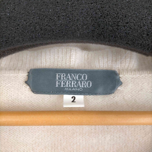 フランコフェラーロ FRANCO FERRARO パールボタン カシミヤカーディガン レディース JPN:2