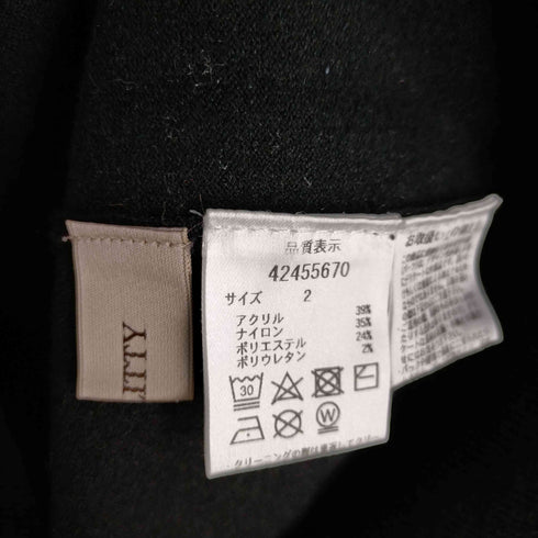 ジャスグリッティー JUSGLITTY モックネックニット レディース JPN:2