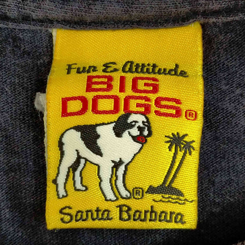フルギ BIG DOGS 両面プリント Tシャツ メンズ