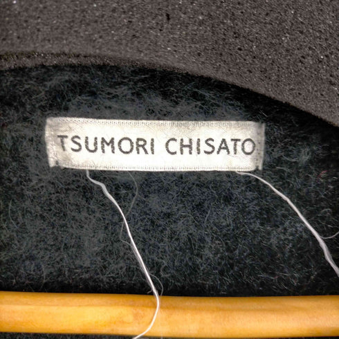 ツモリチサト TSUMORI CHISATO ポケットビジュー ウールロングカーディガン レディース JPN:2