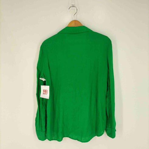 ザラ ZARA リネンスキッパーシャツ レディース import:L