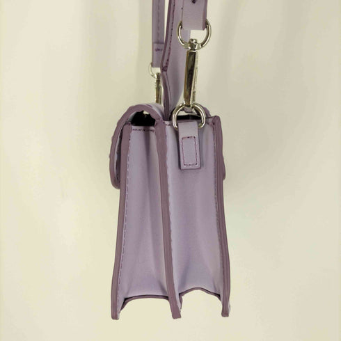 ザラ ZARA トップステッチ ミニクロスボディバッグ レディース M