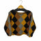 スライ SLY MOHAIR LIKE アーガイル ローゲージ TOPS レディース JPN:1