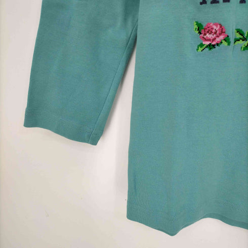 マウジー moussy EMBROIDERY MESSAGE Tシャツ レディース FREE