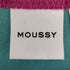 マウジー moussy EMBROIDERY MESSAGE Tシャツ レディース FREE