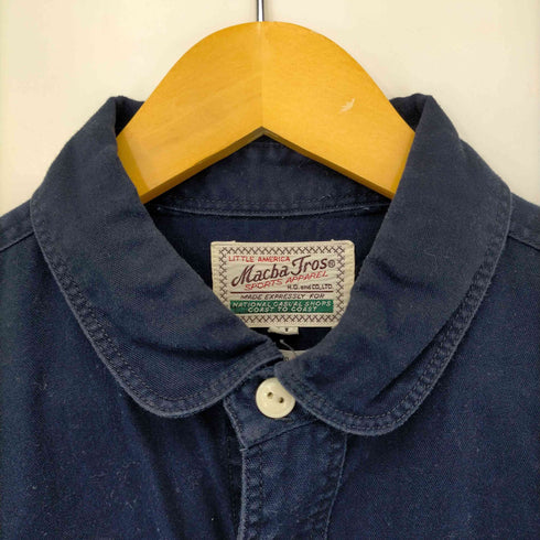 マクバトロス Macba Tros ROUND COLLAR WORK SHIRTS メンズ LL