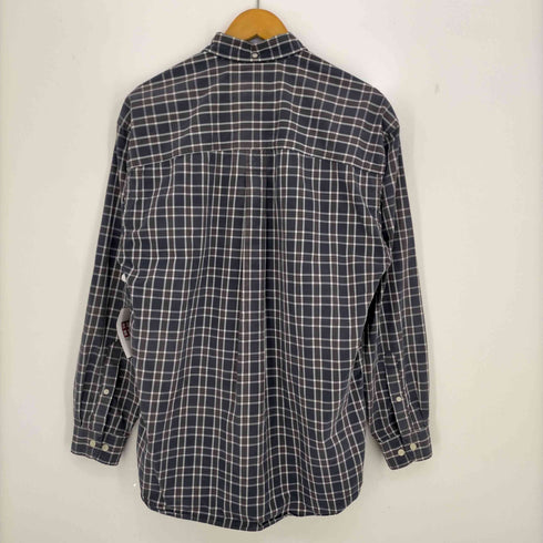 エディーバウアー Eddie Bauer 白タグ チェック ボタンダウンシャツ メンズ JPN:S