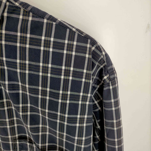 エディーバウアー Eddie Bauer 白タグ チェック ボタンダウンシャツ メンズ JPN:S