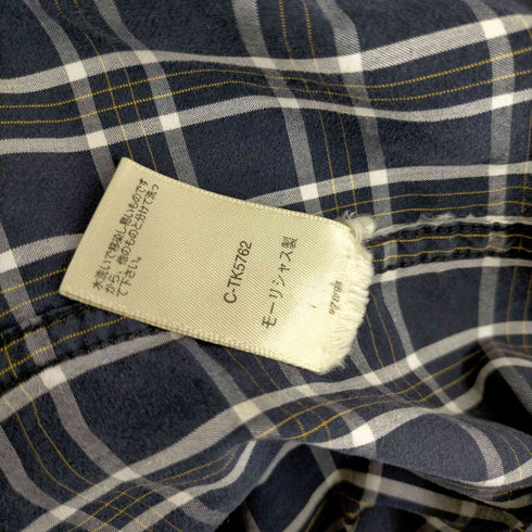 エディーバウアー Eddie Bauer 白タグ チェック ボタンダウンシャツ メンズ JPN:S