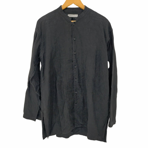 オーディナリーフィッツ Ordinary fits リネンスタンドカラーロングシャツ メンズ JPN:1