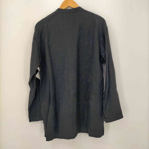 オーディナリーフィッツ Ordinary fits リネンスタンドカラーロングシャツ メンズ JPN:1