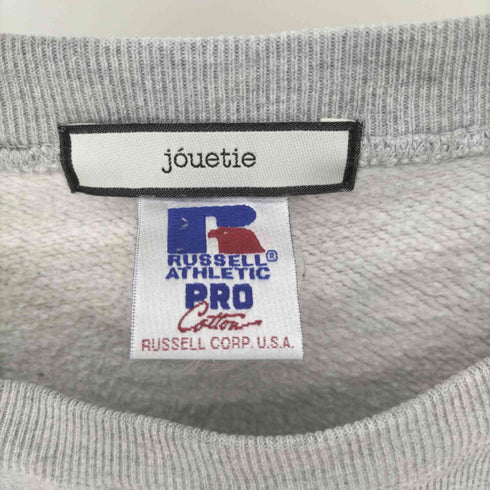 ジュエティ jouetie PRO COTTON 1994 ワッペン 刺繍 クルーネック スウェット レディース