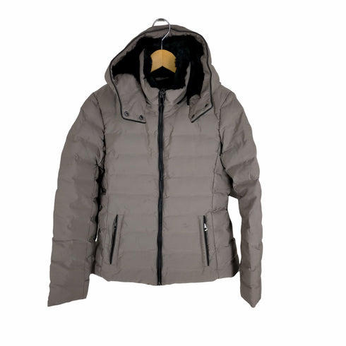 ザラ ZARA 裏地ファーダウンジャケット レディース import:M