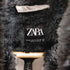 ザラ ZARA 裏地ファーダウンジャケット レディース import:M