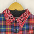 HOTNATE バックペイズリー 切りっぱなし L/S ネルシャツ メンズ JPN:L