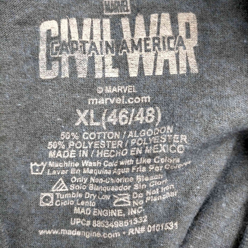 プリントタグ アメコミキャラクター Tシャツ メンズ import:XL