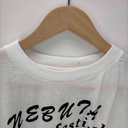 ねぶた祭 両面プリントクルーネックTシャツ メンズ