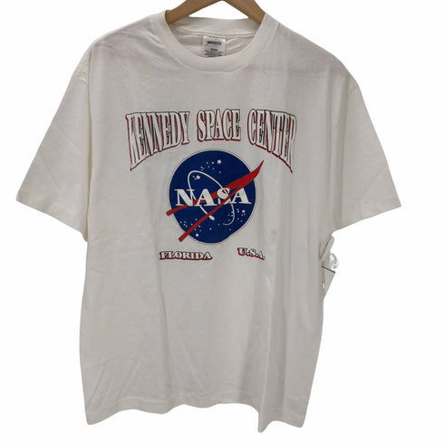 00S NASA 発砲プリント Tシャツ メンズ import:L