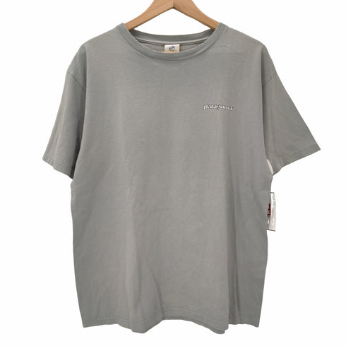 パタゴニア patagonia USA製 beneficial t's 両面ロゴ プリント Tシャツ メンズ import:M