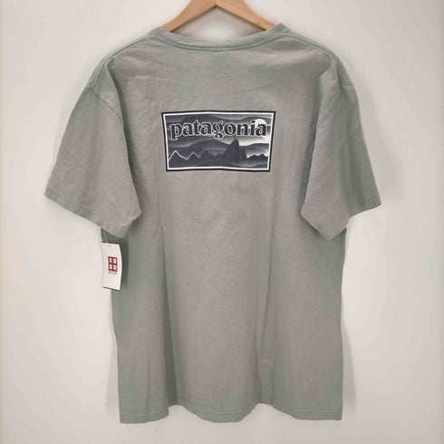 パタゴニア patagonia USA製 beneficial t's 両面ロゴ プリント Tシャツ メンズ import:M