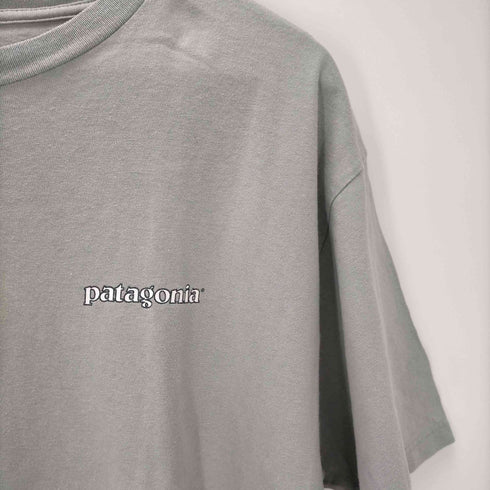 パタゴニア patagonia USA製 beneficial t's 両面ロゴ プリント Tシャツ メンズ import:M