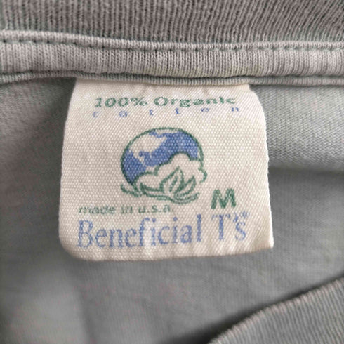 パタゴニア patagonia USA製 beneficial t's 両面ロゴ プリント Tシャツ メンズ import:M