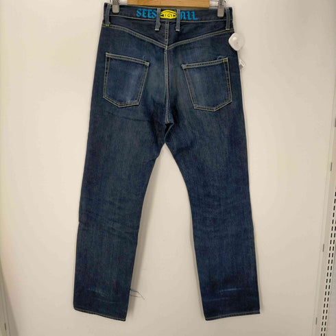 エクストララージ XLARGE OLD ロゴプリント デニムパンツ メンズ US:30-31